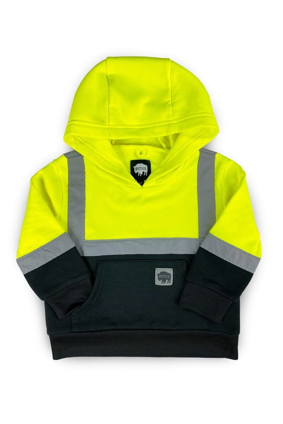 ® Workwear Kid's Hi Vis Reflective Safety Hoodie