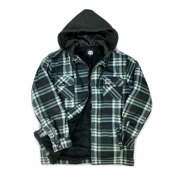 Buffalo Outdoors® Workwear Sherpa Lined Hooded Fleece