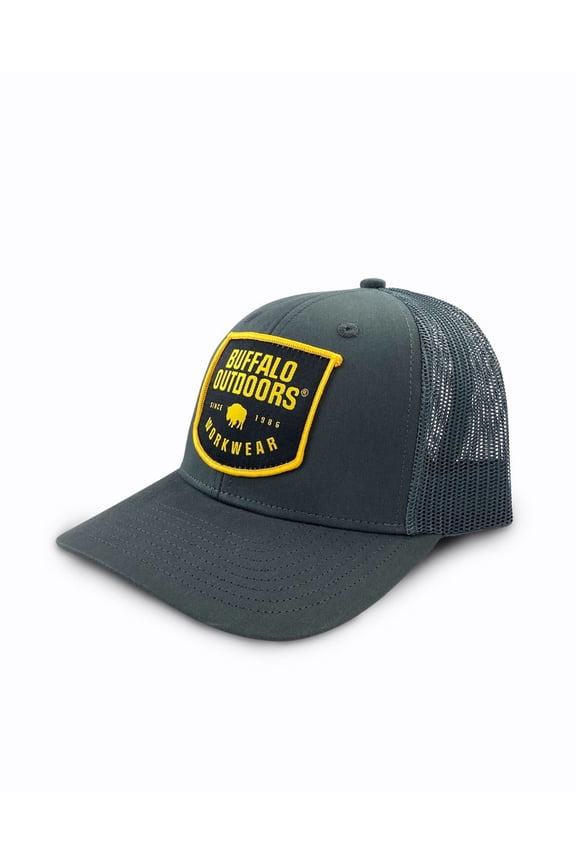 ® Workwear Woven Color Patch Trucker Hat