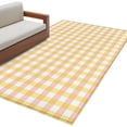 thumbnail image 1 of Buffalo Plaid Area Rug 3x5 Washable Rug Non Slip Farmhouse Yellow Checkered Vintage Rustic Large Area Rug Indoor Floor Carpet for Entryway Bedroom Kitchen Living Room Home Office Dining Room Nursery, 1 of 9
