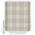 thumbnail image 1 of Buffalo Plaid Bathroom Shower Curtains with 12 Hooks Polyester Waterproof Shower Curtain for Stalls and Bathtubs Slate Gray Farmhouse Gingham Striped Decorative Bathroom Privacy Curtain 60x72 Inches, 1 of 9