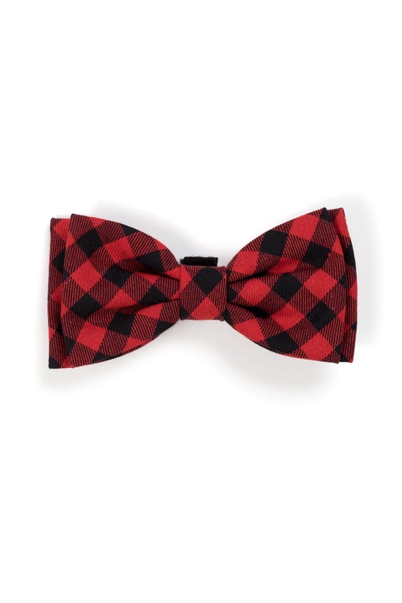 Buffalo Plaid Bow Tie