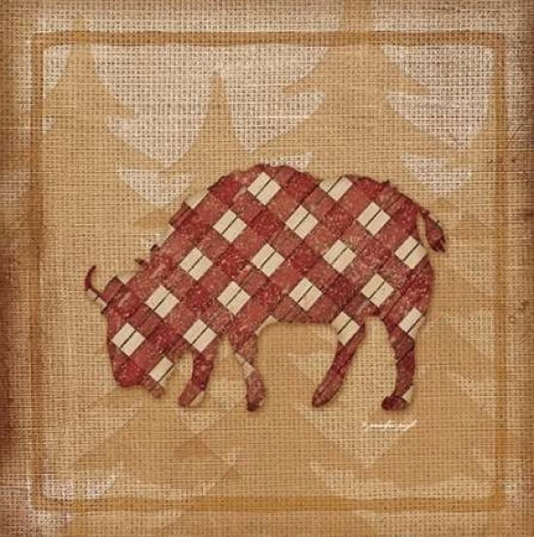 Buffalo Plaid Canvas Art - Jennifer Pugh (24 x 24)