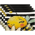 thumbnail image 1 of Buffalo Plaid Gnomes Honey Summer Placemats Set of 4, 12x18 Inch Seasonal Summer Table Mats for Party Kitchen Dining Decoration, 1 of 5