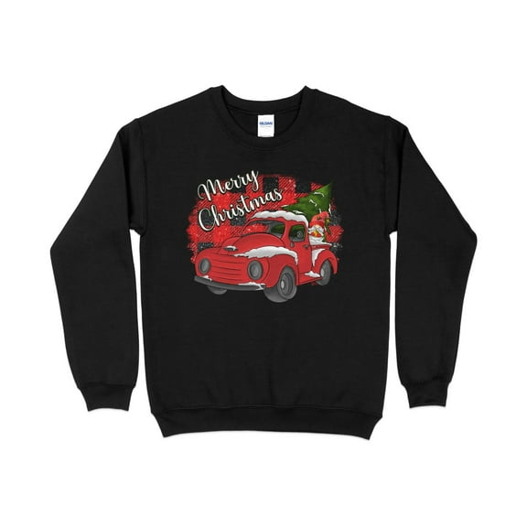 Buffalo Plaid Merry Christmas Red Truck Shirt, Christmas Sweatshirt, Holiday Shirt, Christmas Gifts for Women, Holiday Sweater, Xmas