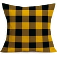 thumbnail image 1 of Buffalo Plaid Pillows Decorative Throw Pillow Covers Cotton Linen 18X18 Inch Farmhouse Pillow Cover Cushion Case Decor Classic Tartan Pillowcase for Home Sofa (Plaid D-1Pac), 1 of 5