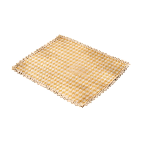 Buffalo Plaid Placemats Table Mat Buffalo Plaid Washable Placemat for Spring Dining Tables Party