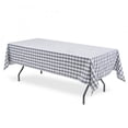 thumbnail image 1 of Buffalo Plaid Rectangle Polyester Table Cover 60" x 102" - Gray, 1 of 1