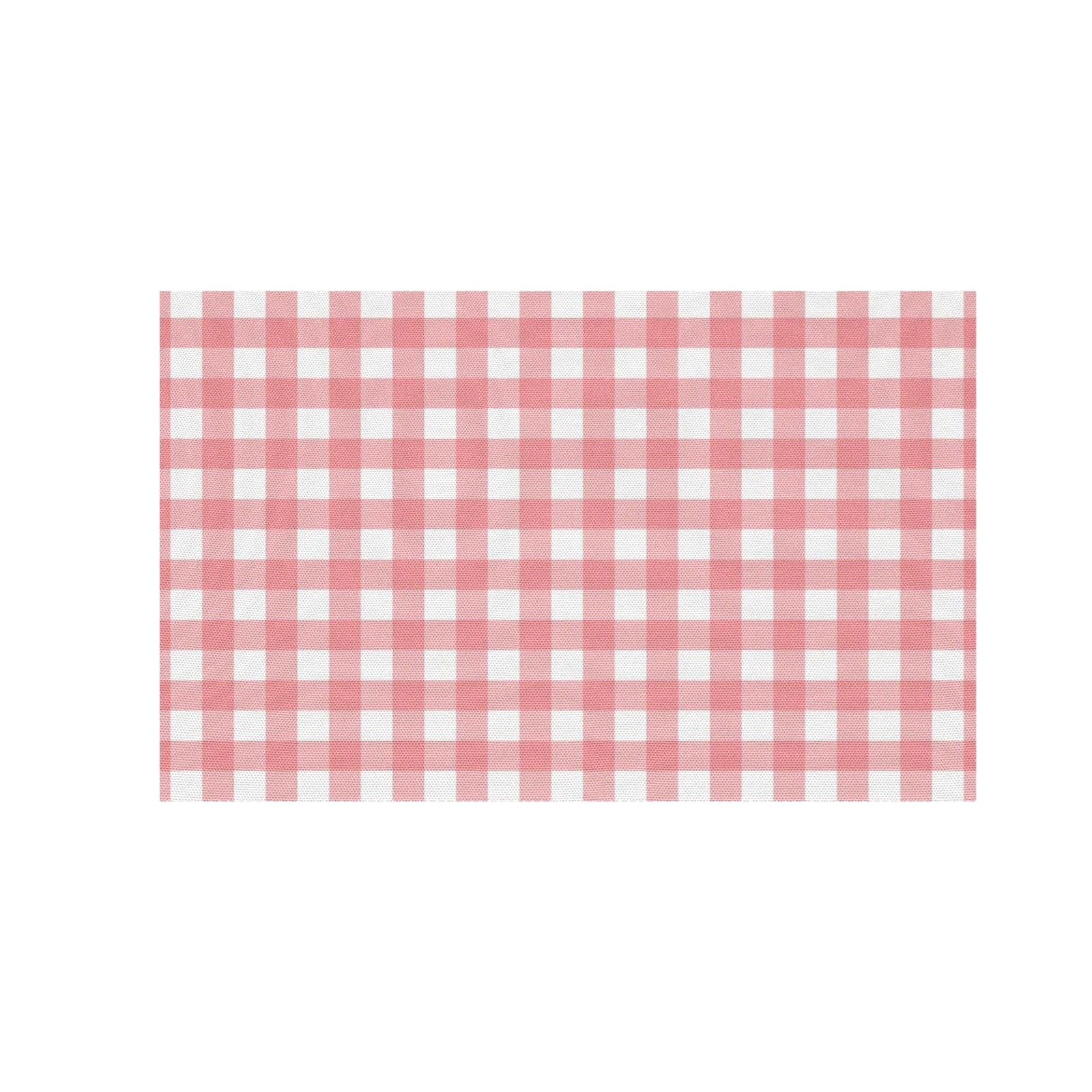 Buffalo Plaid Rug 60x40cm Pink and White Checked Rug Washable Doormats Indoor Outdoor Rugs for Layered Front Door Mats, Porch, Kitchen, Farmhouse, Entryway