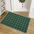 thumbnail image 1 of Buffalo Plaid Rug Green & White Check Indoor/Outdoor Area Rug 2'x3' Christmas Layering Doormat for Hello/Welcome Hand Woven Cotton Rug for Front Door Porch Kitchen/Laundry Room-Green, 1 of 7
