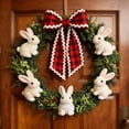 thumbnail image 1 of Buffalo Plaid Scalloped Edge Decorative Bows, Long DIY Wrapping Ribbon for Home & Holiday Decor, 1 of 6