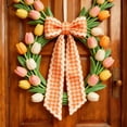 thumbnail image 1 of Buffalo Plaid Scalloped Edge Decorative Bows, Long DIY Wrapping Ribbon for Home & Holiday Decor, 1 of 6