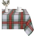 thumbnail image 1 of Buffalo Plaid Tablecloth, Red and Green Checked Table Cloth for Christmas, Waterproof Tablecloth for Kitchen Dining Room Tablecloth Rectangle 60 x 120 inch, 1 of 6