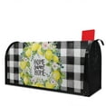 thumbnail image 1 of Buffalo Plaid Welcome Mailbox Covers Magnetic Letter Box Wrap Standard Size 21x18 Inch Mailbox Decor Post Letter Box Decoration for Outdoor Garden Yard, 1 of 5