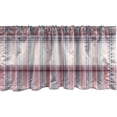 thumbnail image 1 of Buffalo Plaid Window Valance Pack of 2, Modern Timbermen Pattern with Integrating Lines Rectangles Tartan, Rod Pocket Curtain Valances Kitchen Bedroom, 54" X 18",Rose Lilac and Sage Green, 1 of 4
