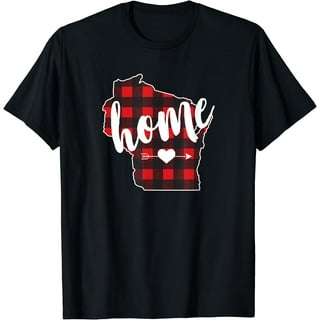 Buffalo Plaid Wisconsin Home State Shirt Lumberjack Gift Buffalo Plaid Wisconsin Home State Shirt Lumberjack Gift