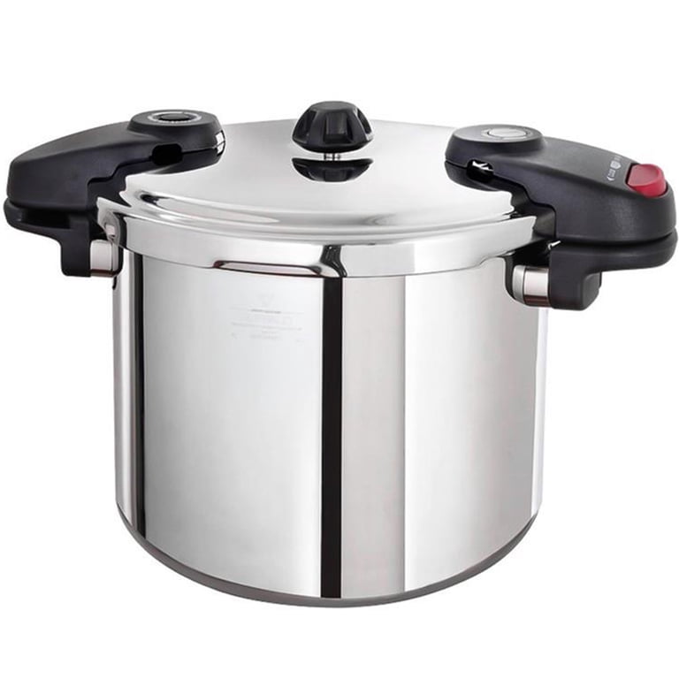 BUFFALO S/S Pressure Cooker QCP408, 8-Quart, Scratch-Resistant