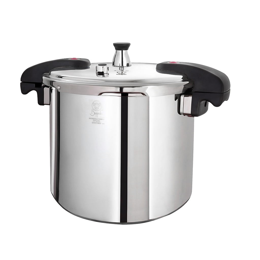 TSTQH 92016 Large Commercial Pressure Cooker W 22 Quart Capacity Stainless Steel