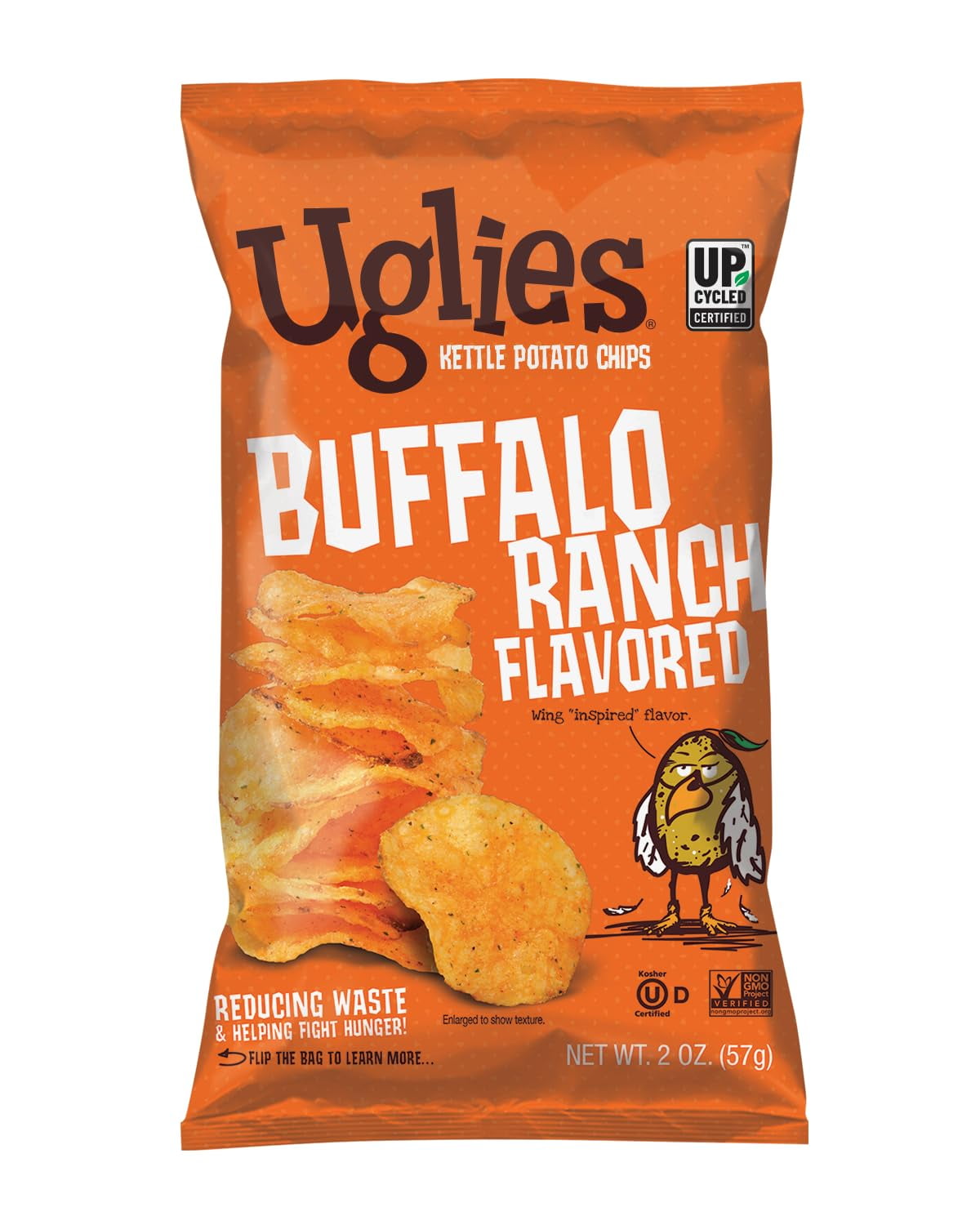 Buffalo Ranch KettleCooked Potato Chips, GlutenFree , KosherFriendly