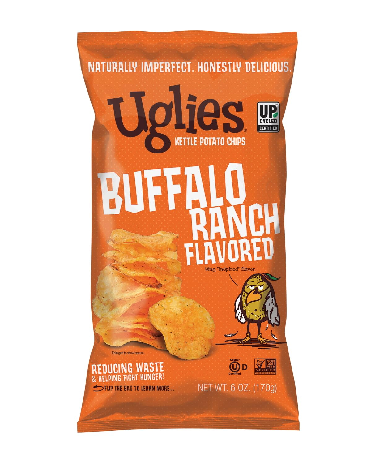 Buffalo Ranch KettleCooked Potato Chips, GlutenFree , KosherFriendly