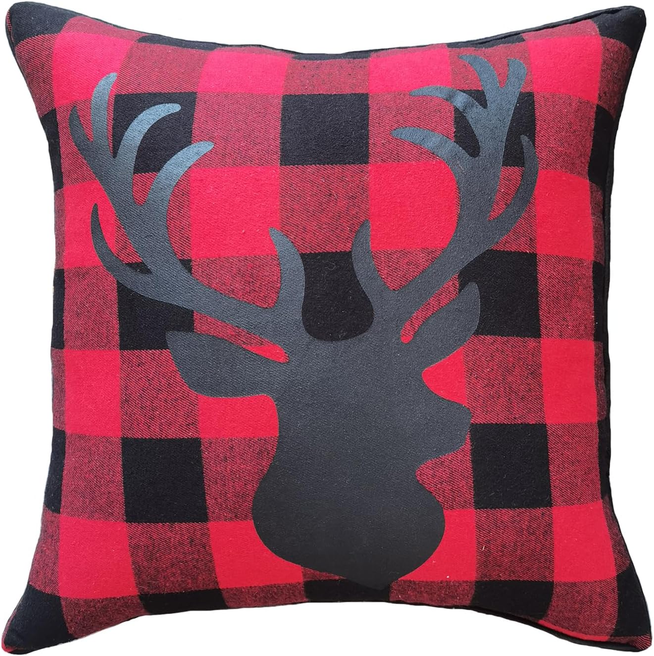 Buffalo Red Black Plaid Check Pillow Cover Printed Throw Pillow Covers