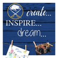 thumbnail image 1 of Buffalo Sabres 18'' x 18'' Create Inspire Dream Sign, 1 of 1