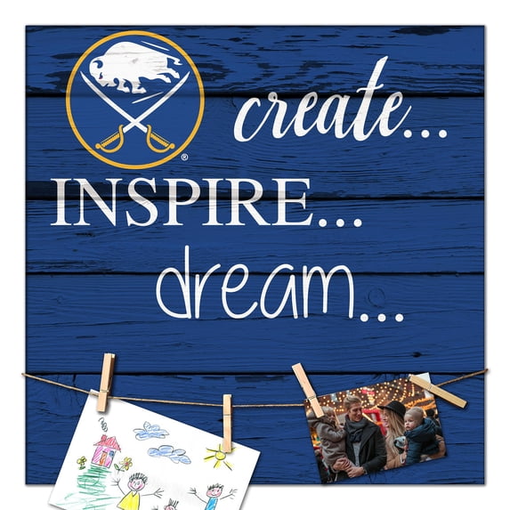 Buffalo Sabres 18'' x 18'' Create Inspire Dream Sign