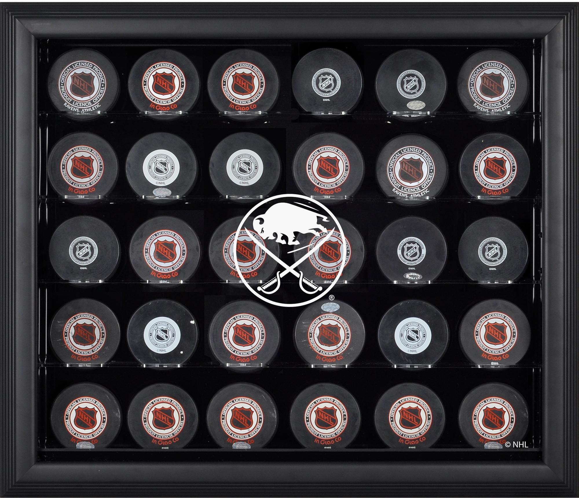 Buffalo Sabres (2020-Present) 30-Puck Black Display Case - Fanatics Authentic Certified