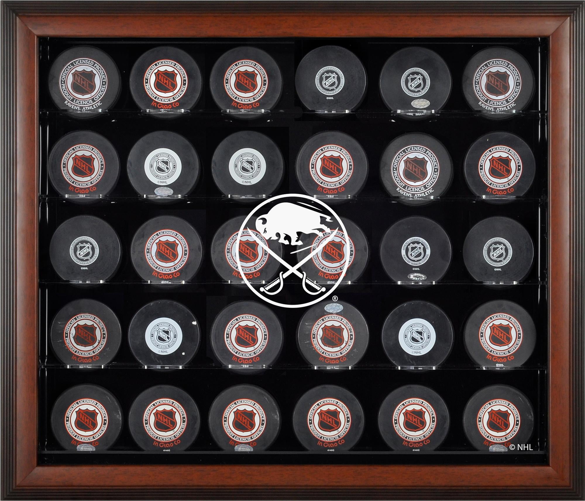 Buffalo Sabres (2020-Present) 30-Puck Brown Display Case