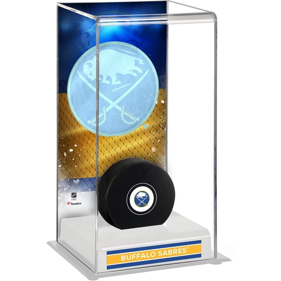 Buffalo Sabres (2020-Present) Deluxe Tall Hockey Puck Case - Fanatics Authentic Certified
