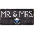 thumbnail image 1 of Buffalo Sabres 6" x 12" Mr. & Mrs. Sign, 1 of 1