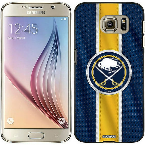 Buffalo Sabres Jersey Stripe Design on Samsung Galaxy S6 Snap-On Case