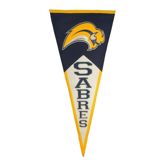 Buffalo Hockey Sabre's Hockey Oversized 17x40 inch Wool Team Pennant