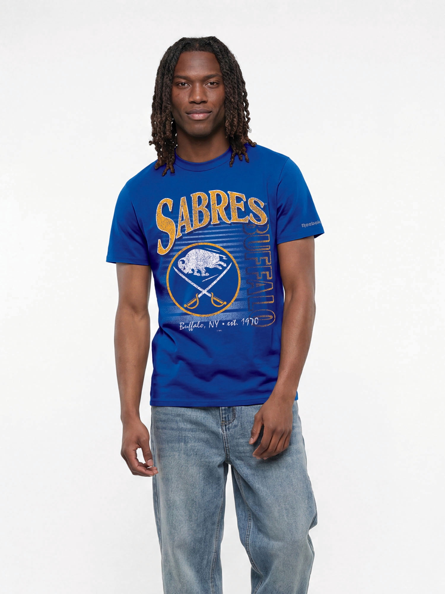 Buffalo Sabres Reebok Mens Crew Neck Short Sleeve T-Shirt