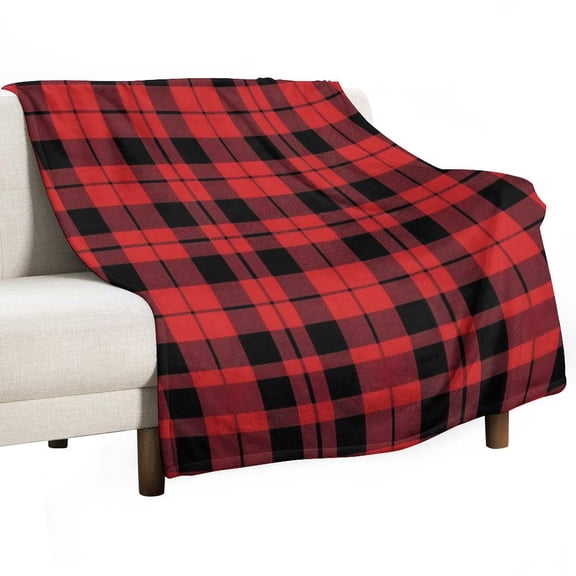 Buffalo Scottish Tartan Plaid Checkered Super Soft Blanket Flannel Throw Blanket Flannel Microfiber Blankets for Couch Bed Sofa Fluffy and Warm 50"x60"