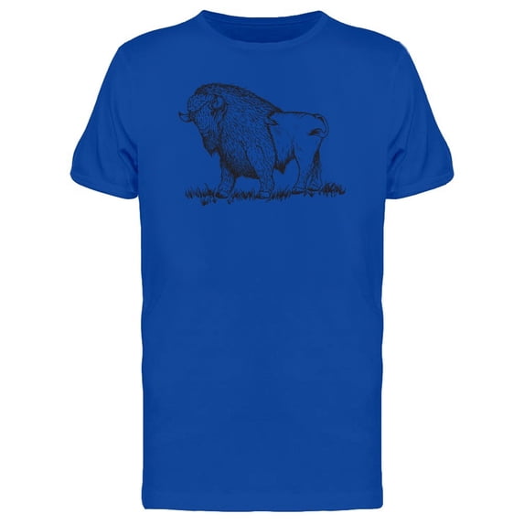 Buffalo Silhouette Ink Style Tee Men's -Image by Shutterstock