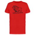 thumbnail image 1 of Buffalo Silhouette Ink Style Tee Men's - Men T-Shirt, Xtra Large, 1 of 2