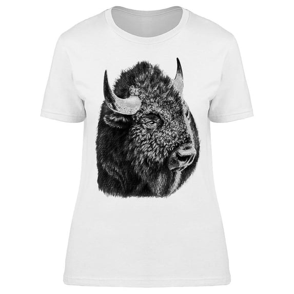 Buffalo Sketch Tee Women's -Image by Shutterstock