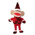 thumbnail image 1 of Buffalo Sock Monkey Santa Toy, 1 of 1