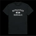 thumbnail image 1 of Buffalo State University Bengals Distressed Arch College T-Shirt, Black - Extra Large, 1 of 1