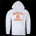 thumbnail image 1 of Buffalo State University Bengals Seal Hoodie, White - Small, 1 of 1
