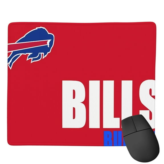 Buffalo Team Anti-Slip Rubber Mouse Pad 7x9in Precision Lock Edge Mouse Pad American Football Theme Game Mouse Pad Fan Gift Smooth Operation