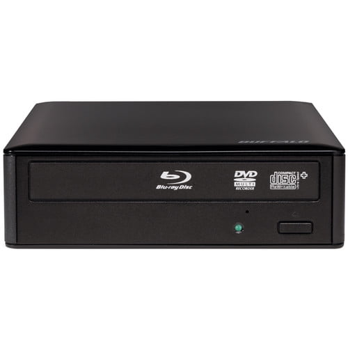 BUFFALO MediaStation 16x External Blu-ray Writer USB 3.0 Burns & Plays BD/DVD/CD, TAA