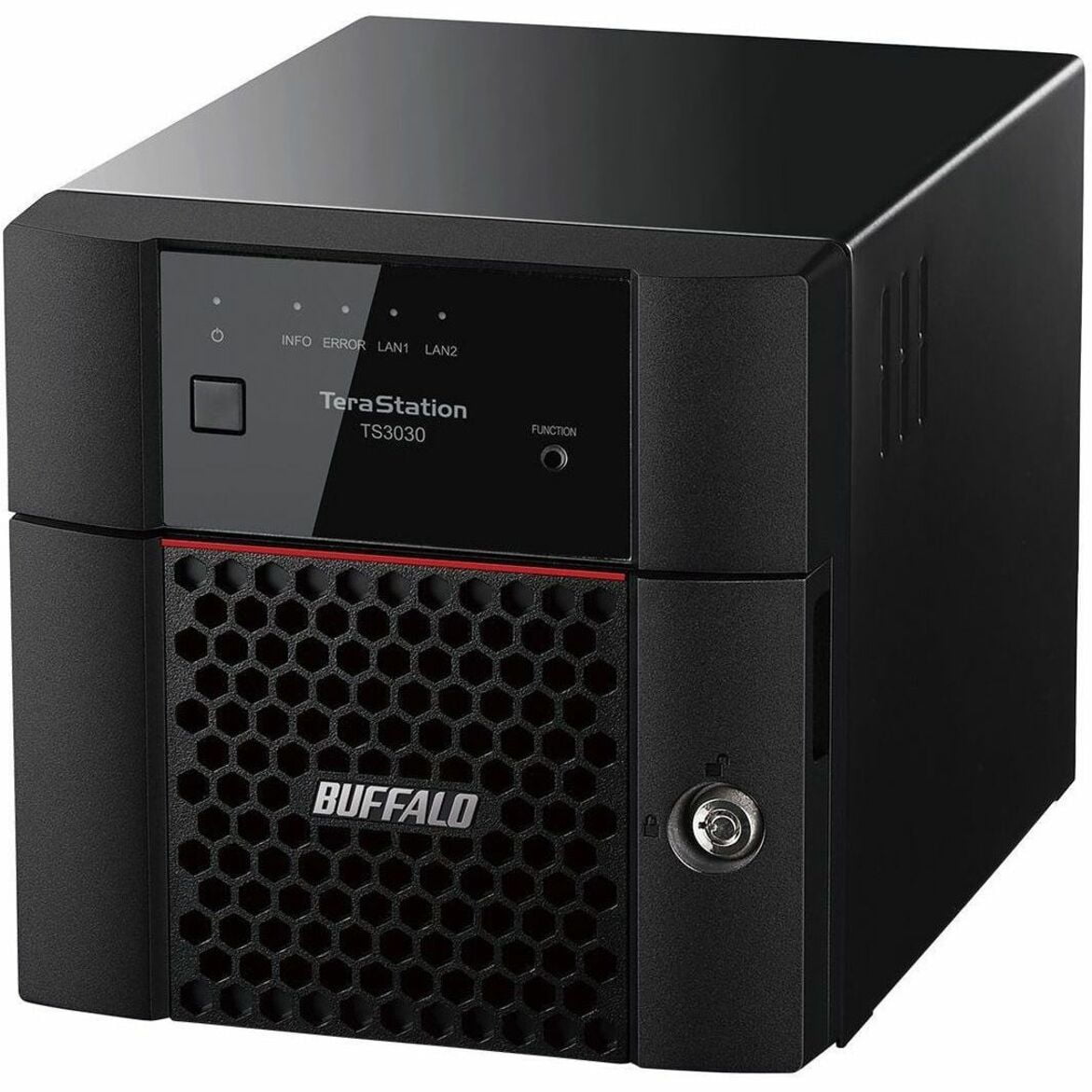 BUFFALO TeraStation 3230DN 2-Bay Secure SMB Desktop NAS 8TB (2x4TB) with Hard Drives Included - Annapurna Labs Alpine AL524 Quad-core (4 Core) 2 GHz - 2 x HDD Supported - 2 x HDD Installed - 8 TB I...