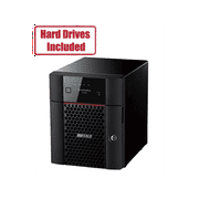 BUFFALO TeraStation 3430DN 4-Bay Secure SMB Desktop NAS 16TB 2x8TB with Hard Drives Included - Annapurna Labs Alpine AL524 Quad-core 4 Core 2 GHz - 4 x HDD Supported - 2 x HDD Installed - 16 TB...