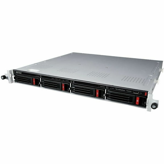 BUFFALO TeraStation 3430RN 4-Bay Rackmount NAS 16TB [4x4TB] HDD Included 2.5GBE iSCSI TAA Compliant (ts3430rn1604)