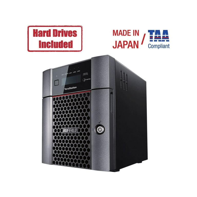 Buffalo TeraStation 5410DN Desktop 8 TB NAS Hard Drives Included