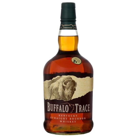 Buffalo Trace Kentucky Straight Bourbon Whiskey, 1.75 L Liquor, 45% Alcohol