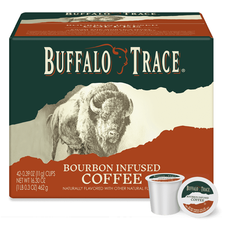 Buffalo Trace® Natural Bourbon Coffee Single Serve Coffee Pods for  Keurig K-Cup Brewers 