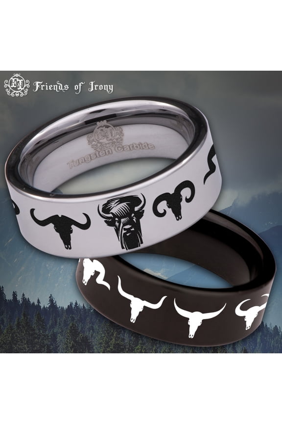 Buffalo Tungsten Carbide Ring